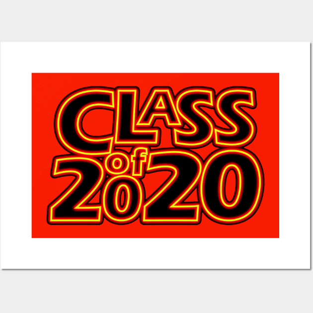 Grad Class of 2020 Wall Art by gkillerb